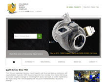 Tablet Screenshot of columbusdieselsupply.com